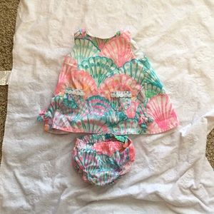 Lilly Pulitzer oh shello size 6-12 months outfit